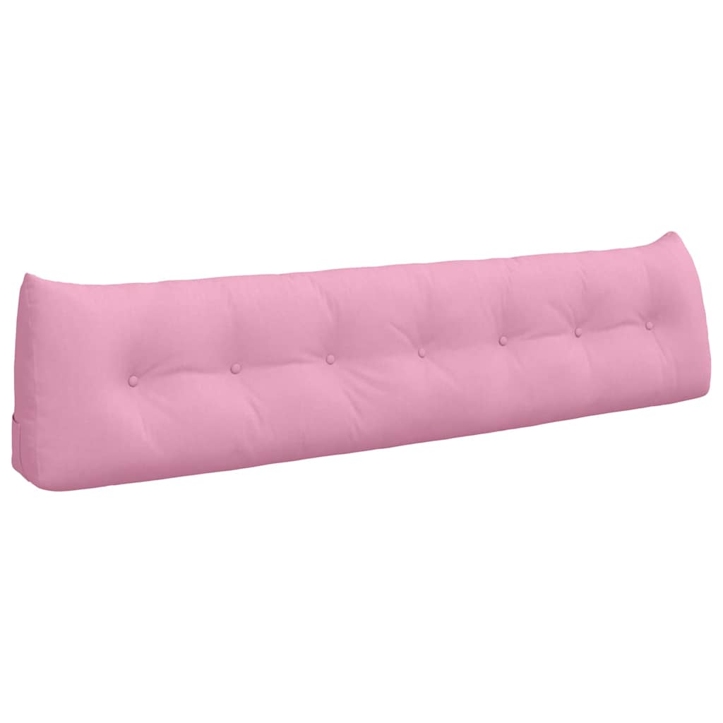 VidaXL Rückenkissen rosa 200 x 24 x 50 cm Stoff