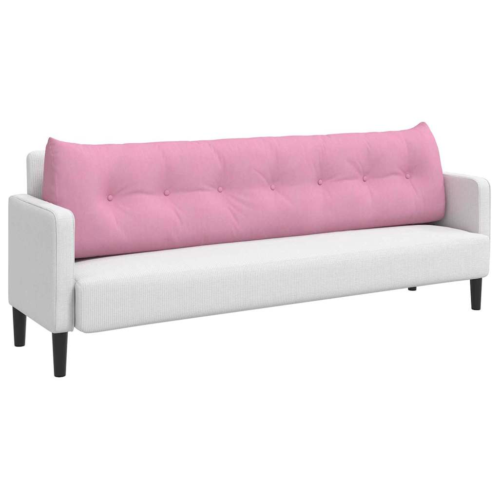 VidaXL Rückenkissen rosa 200 x 24 x 50 cm Stoff