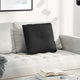 Vidaxx Rückenkissen schwarz 50 x 19 x 45 cm Stoff