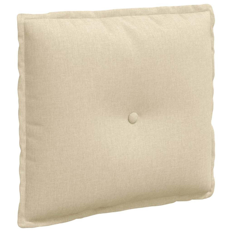 Vidaxx Rückenkissen Creme 50 x 19 x 45 cm Stoff