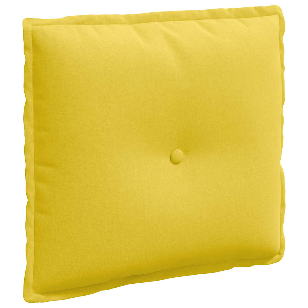 Vidaxx Rückenkissen hellgelb 50 x 19 x 45 cm Stoff