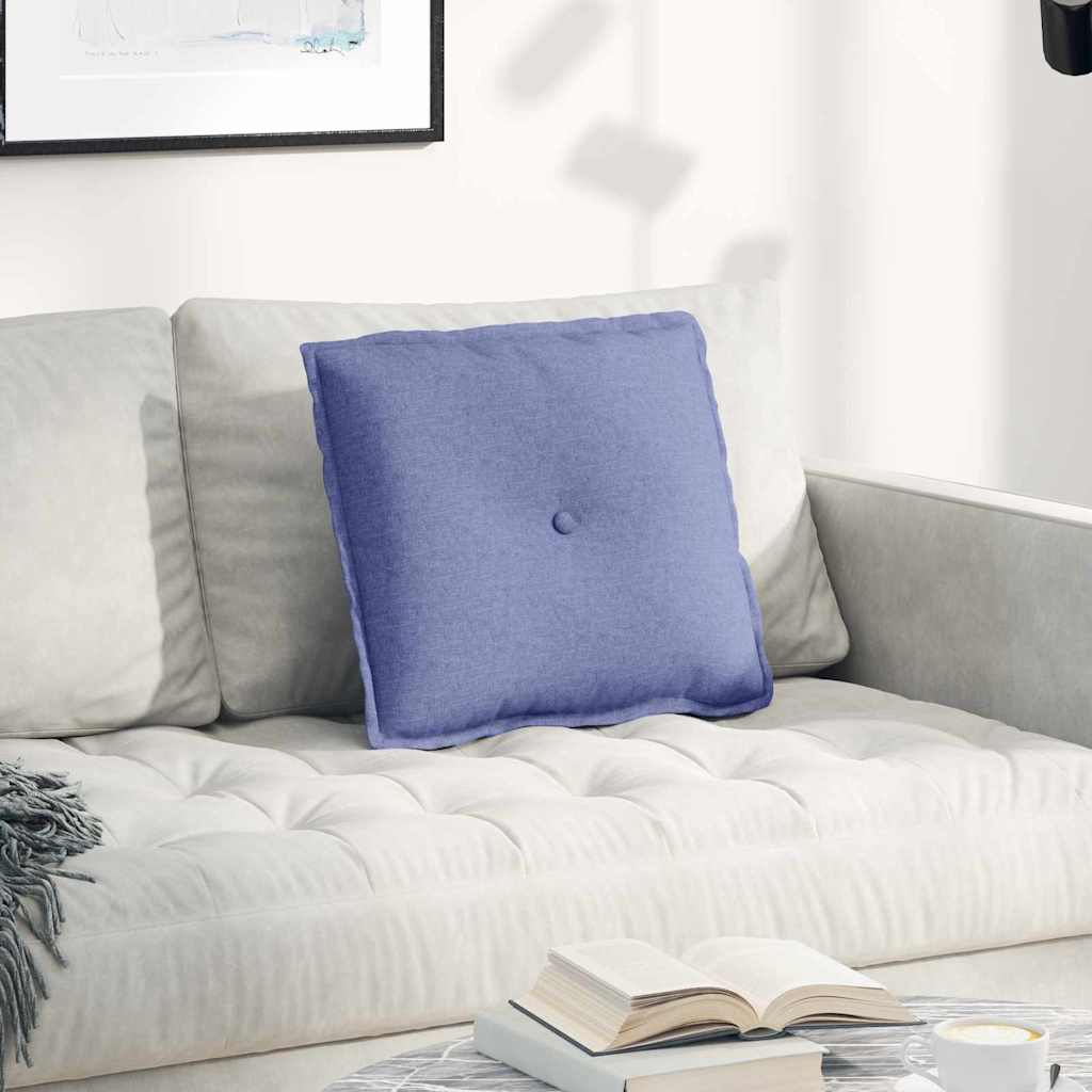 Vidaxx Rückenkissen Jeansblau 50 x 19 x 45 cm Stoff