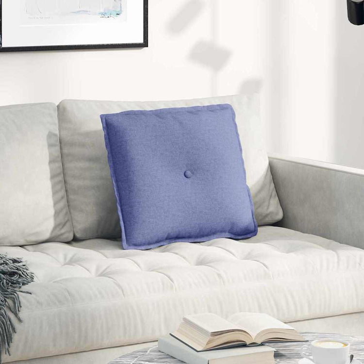 Vidaxx Rückenkissen Jeansblau 50 x 19 x 45 cm Stoff