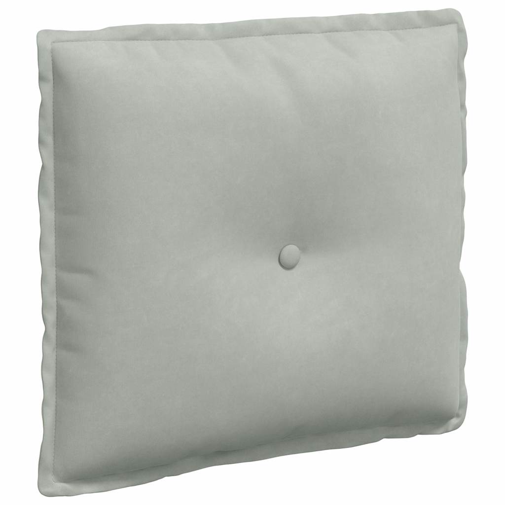 Vidaxx Rückenkissen hellgrau 50 x 45 cm Cordstoff