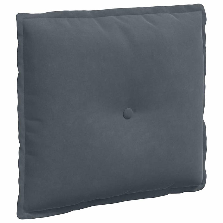 Vidaxx Rückenkissen dunkelgrau 50 x 45 cm Cordstoff