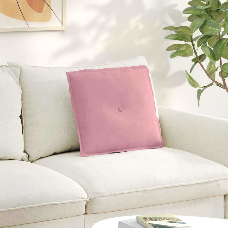 Vidaxx Rückenkissen rosa 50 x 45 cm Cordstoff