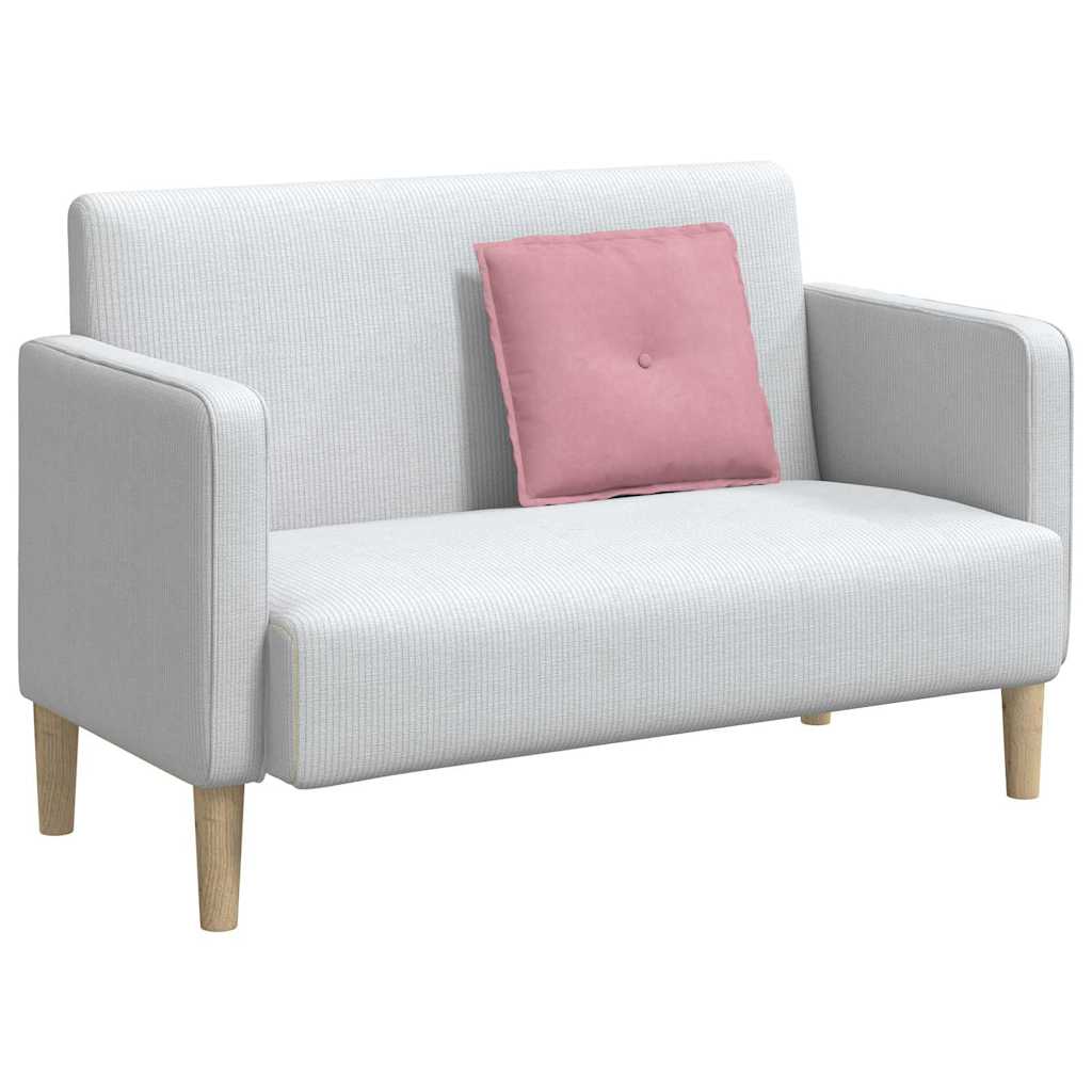 Vidaxx Rückenkissen rosa 50 x 45 cm Cordstoff