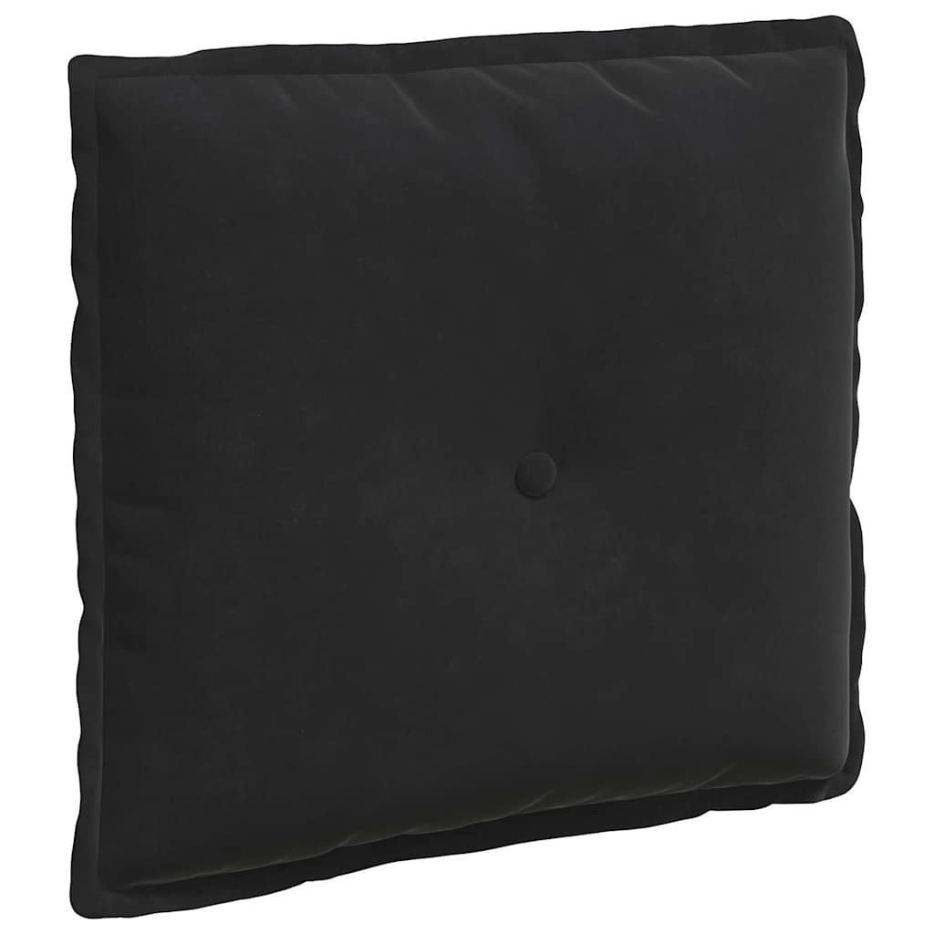 Vidaxx Rückenkissen schwarz 50 x 45 cm Cordstoff