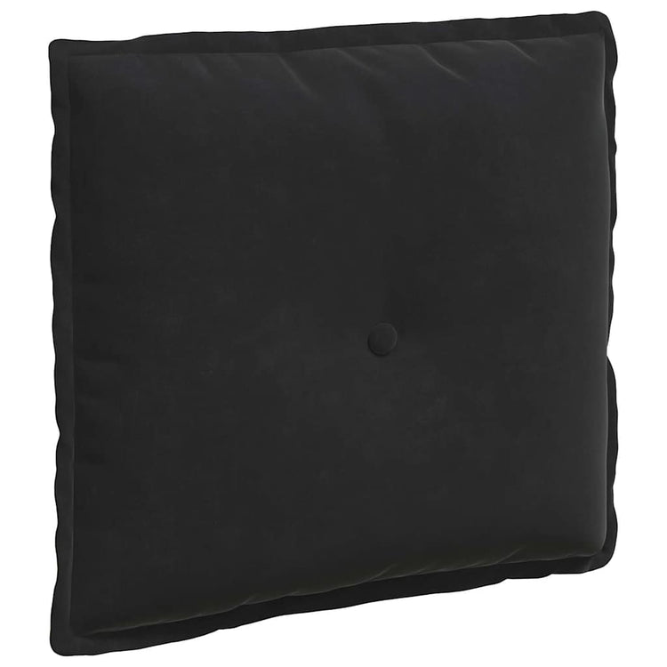 Vidaxx Rückenkissen schwarz 50 x 45 cm Cordstoff