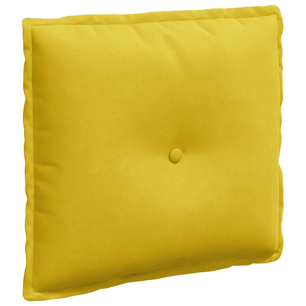 Vidaxx Rückenkissen gelb 50 x 45 cm Cordstoff