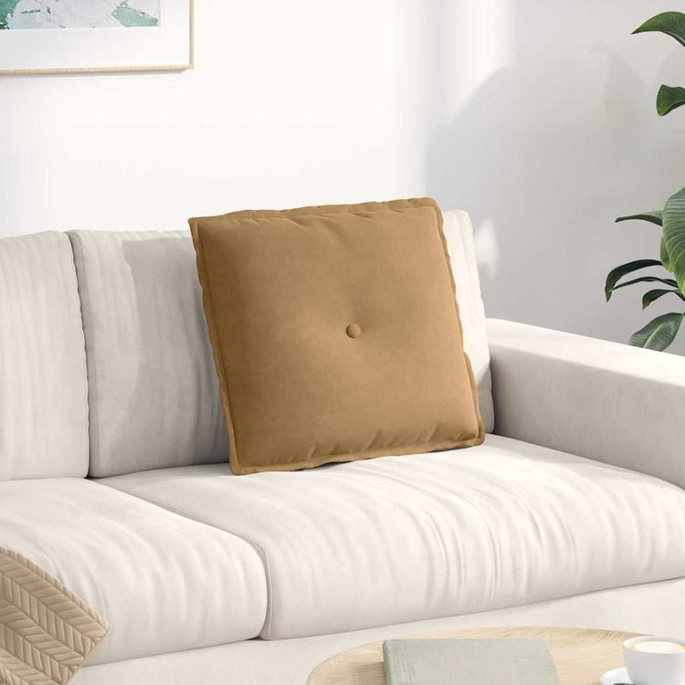 Vidaxx Rückenkissen braun 50 x 45 cm Cordstoff