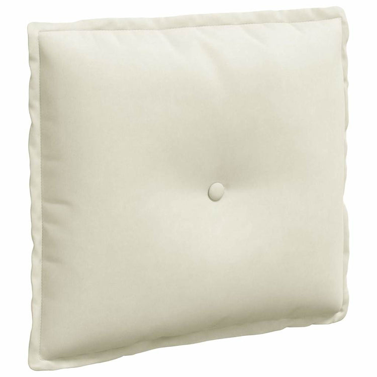 Vidaxx Rückenkissen Creme 50 x 45 cm Cordstoff