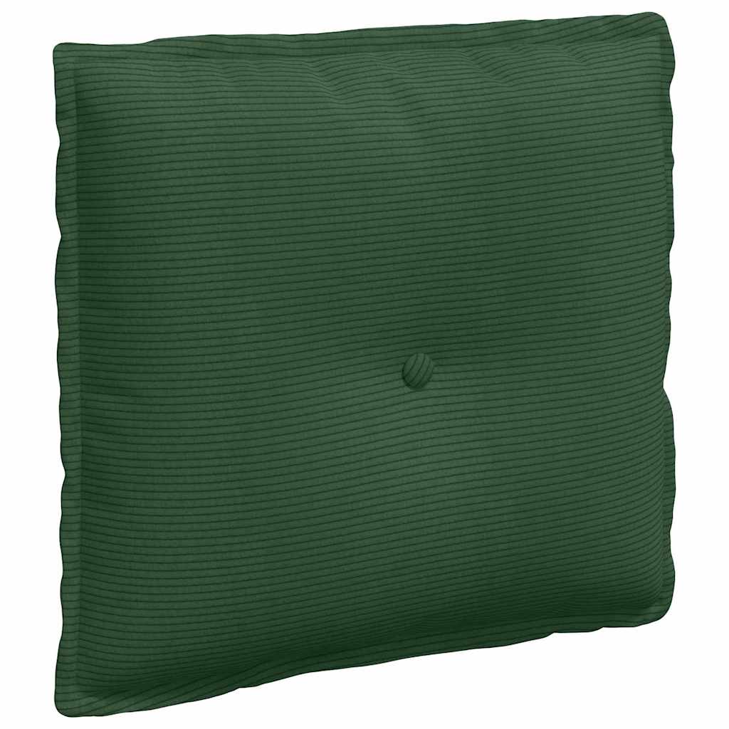 Vidaxx Rückenkissen Dschungelgrün 50 x 45 cm Cordstoff