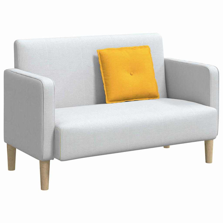 Vidaxx Rückenkissen Hellgelb 50 x 45 cm Cordstoff
