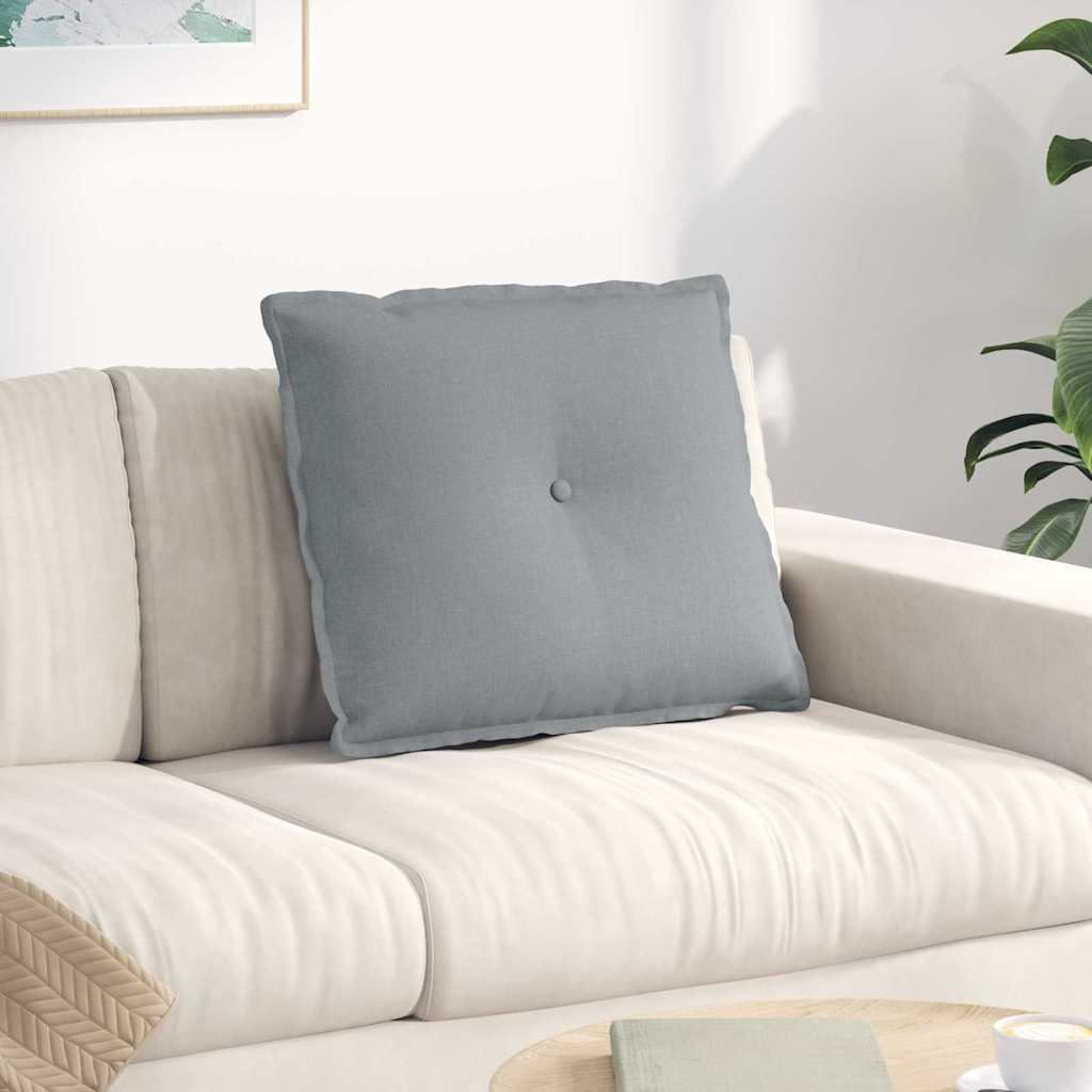 Vidaxx Rückenkissen hellgrau 60 x 19 x 50 cm Stoff