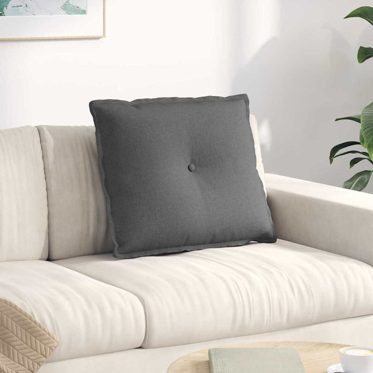 Vidaxx Rückenkissen dunkelgrau 60 x 19 x 50 cm Stoff