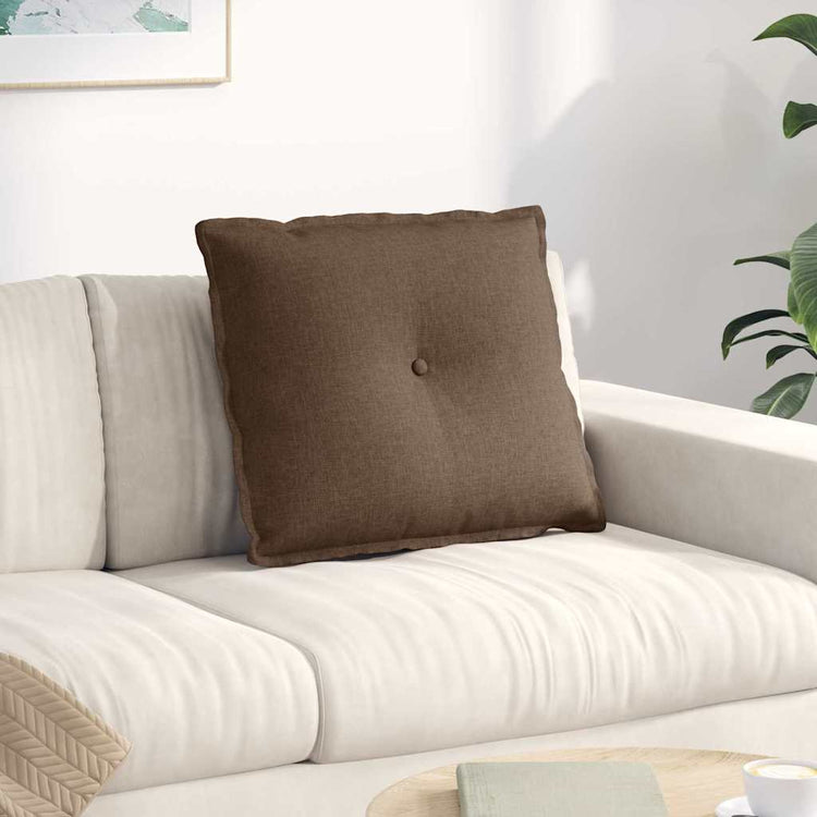 Vidaxx Rückenkissen braun 60 x 19 x 50 cm Stoff