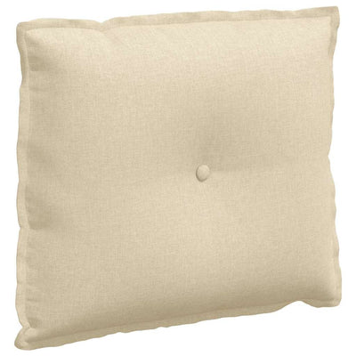 Vidaxx Rückenkissen Creme 60 x 19 x 50 cm Stoff