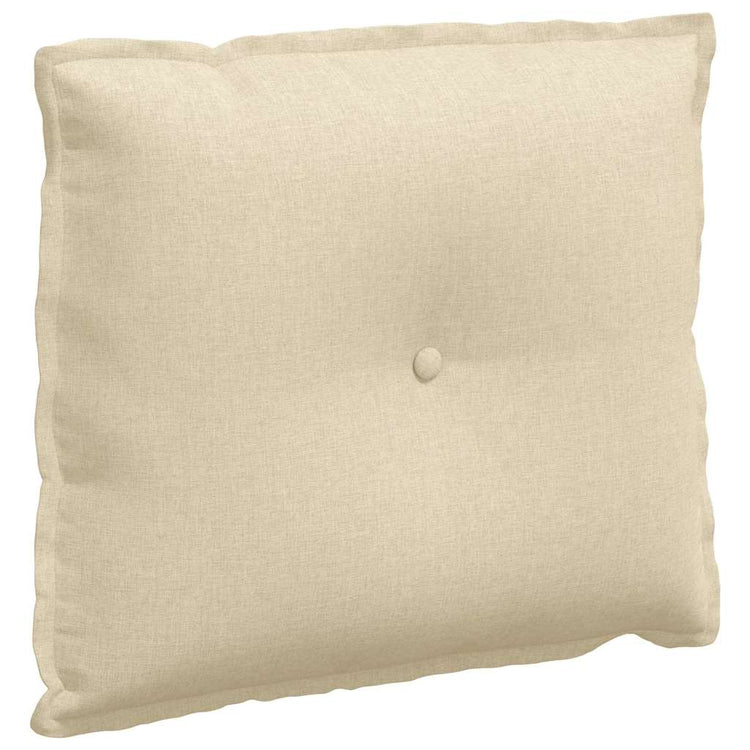 Vidaxx Rückenkissen Creme 60 x 19 x 50 cm Stoff