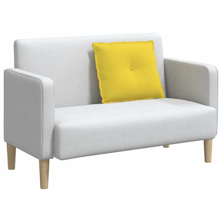 Vidaxx Rückenkissen Hellgelb 60 x 19 x 50 cm Stoff