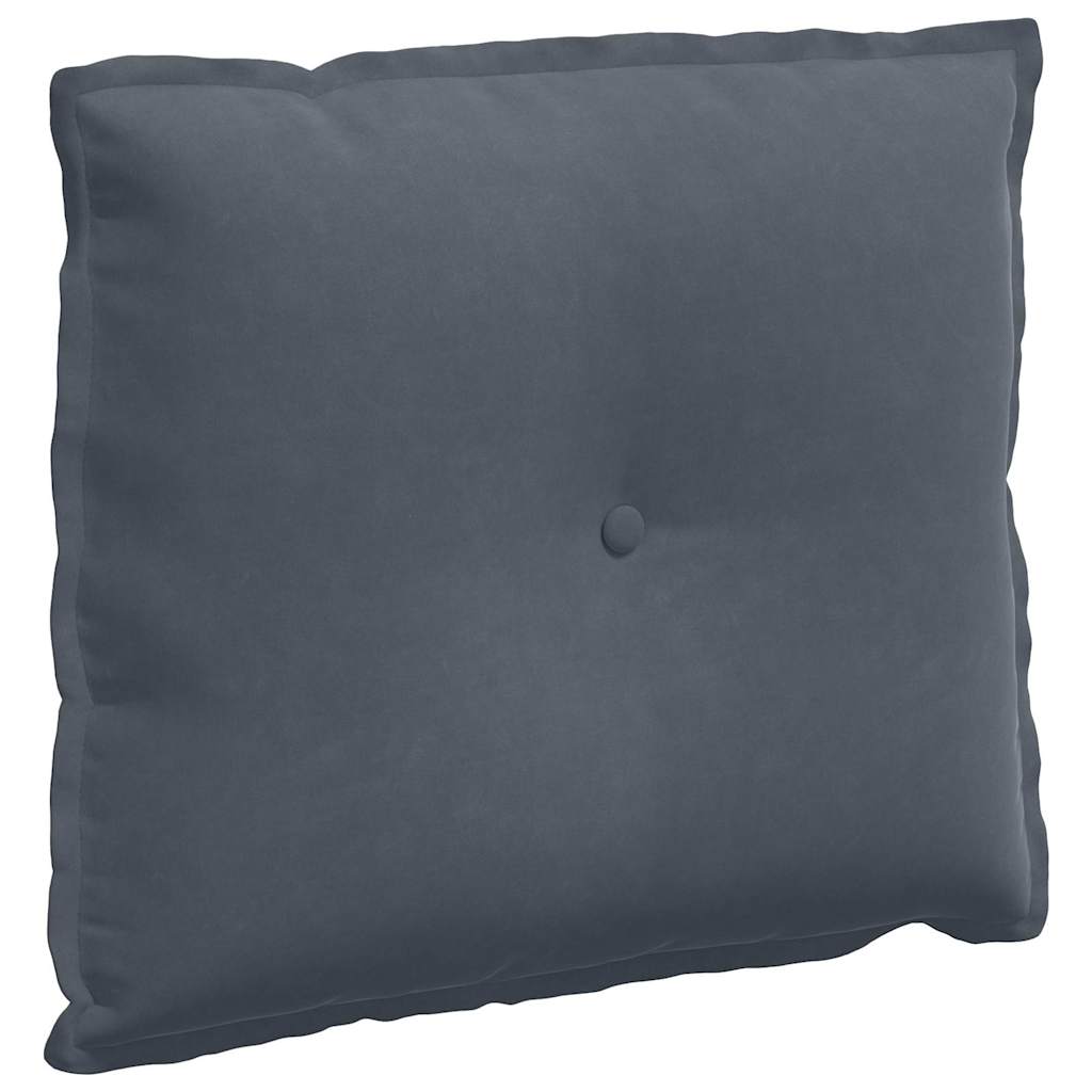 Vidaxx Rückenkissen dunkelgrau 60 x 50 cm Cordstoff