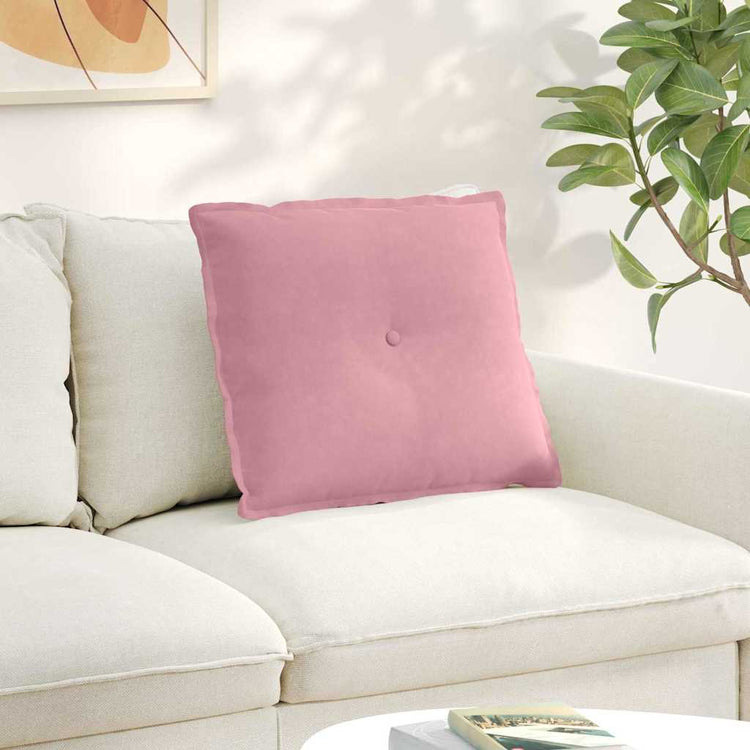 Vidaxx Rückenkissen rosa 60 x 50 cm Cordstoff