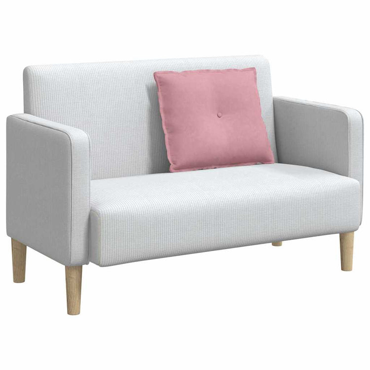 Vidaxx Rückenkissen rosa 60 x 50 cm Cordstoff