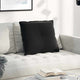 Vidaxx Rückenkissen schwarz 60 x 50 cm Cordstoff