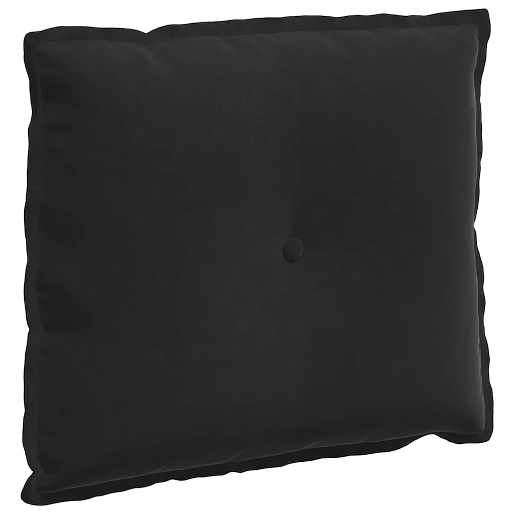Vidaxx Rückenkissen schwarz 60 x 50 cm Cordstoff