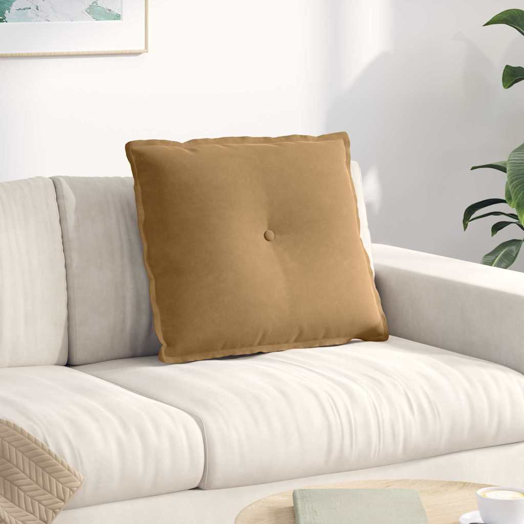 Vidaxx Rückenkissen braun 60 x 50 cm Cordstoff