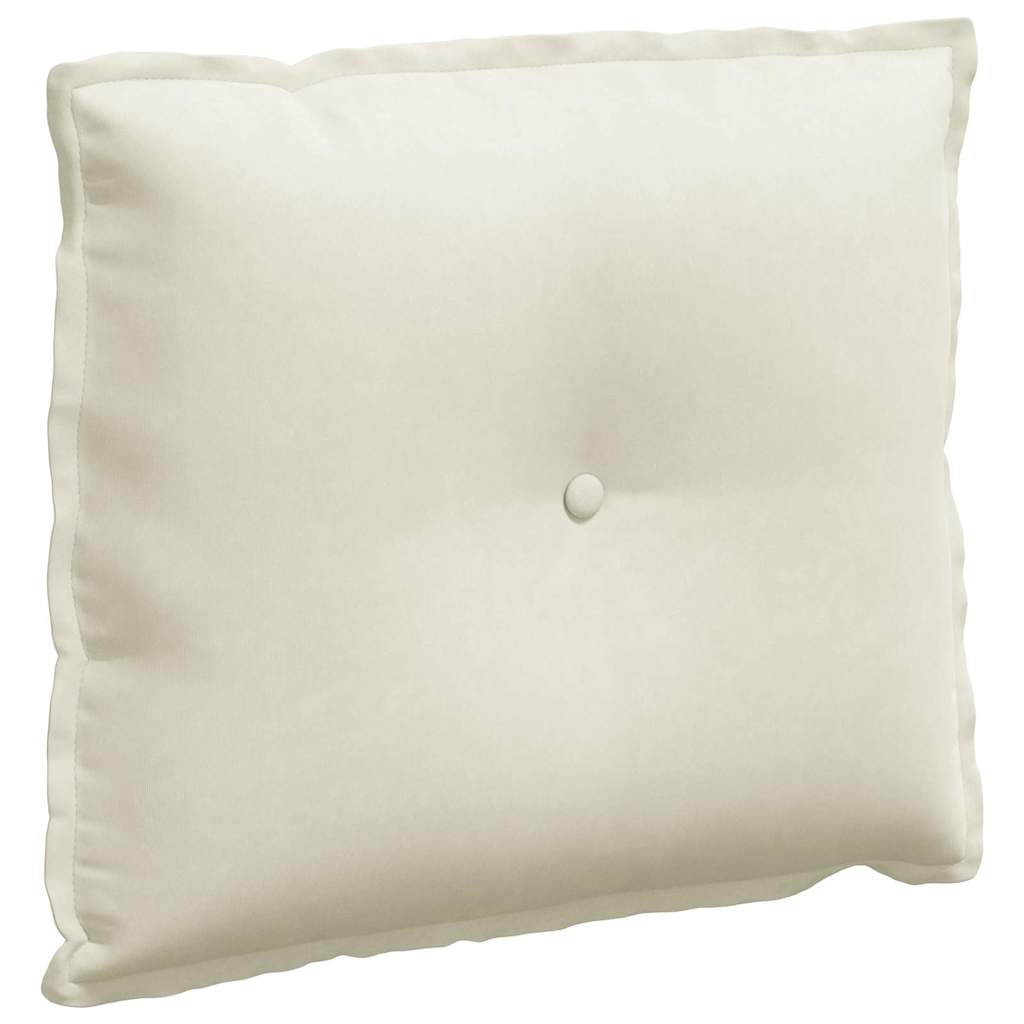 Vidaxx Rückenkissen Creme 60 x 50 cm Cordstoff
