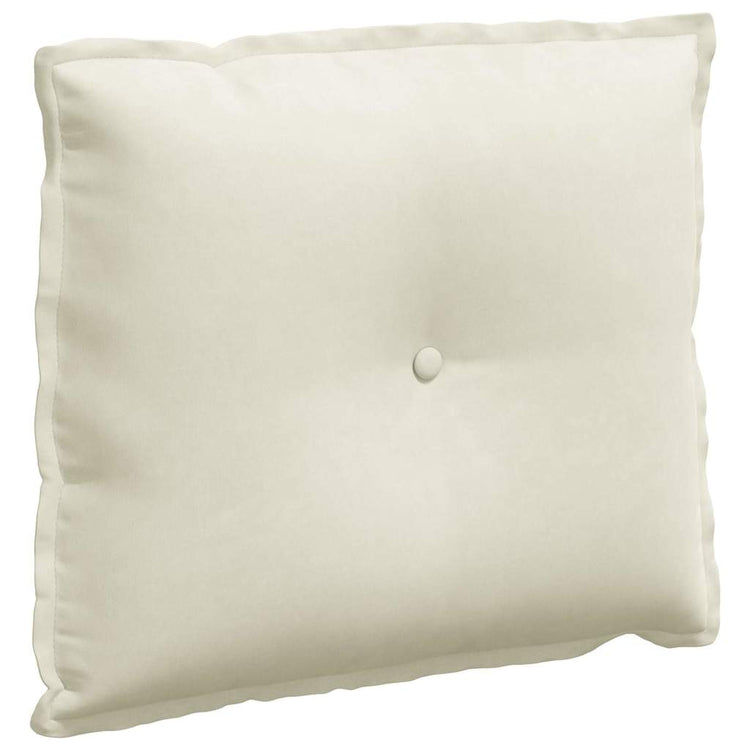 Vidaxx Rückenkissen Creme 60 x 50 cm Cordstoff