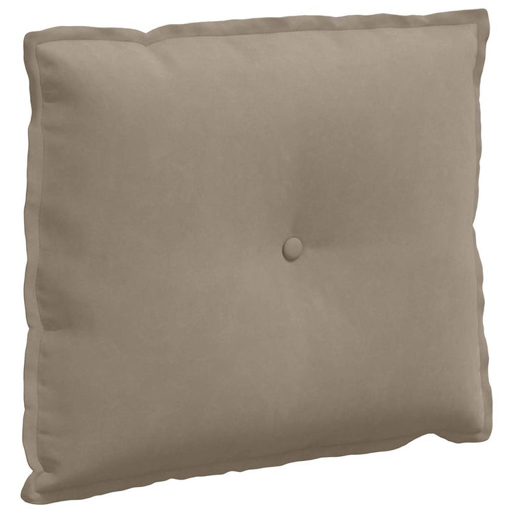 Vidaxx Rückenkissen Taupe 60 x 50 cm aus Mikrofaserstoff