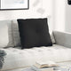 Vidaxx Rückenkissen schwarz 60 x 50 cm aus Mikrofaserstoff