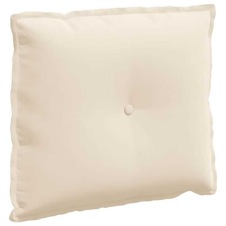 Vidaxx Rückenkissen Beige 60 x 50 cm aus Mikrofaserstoff