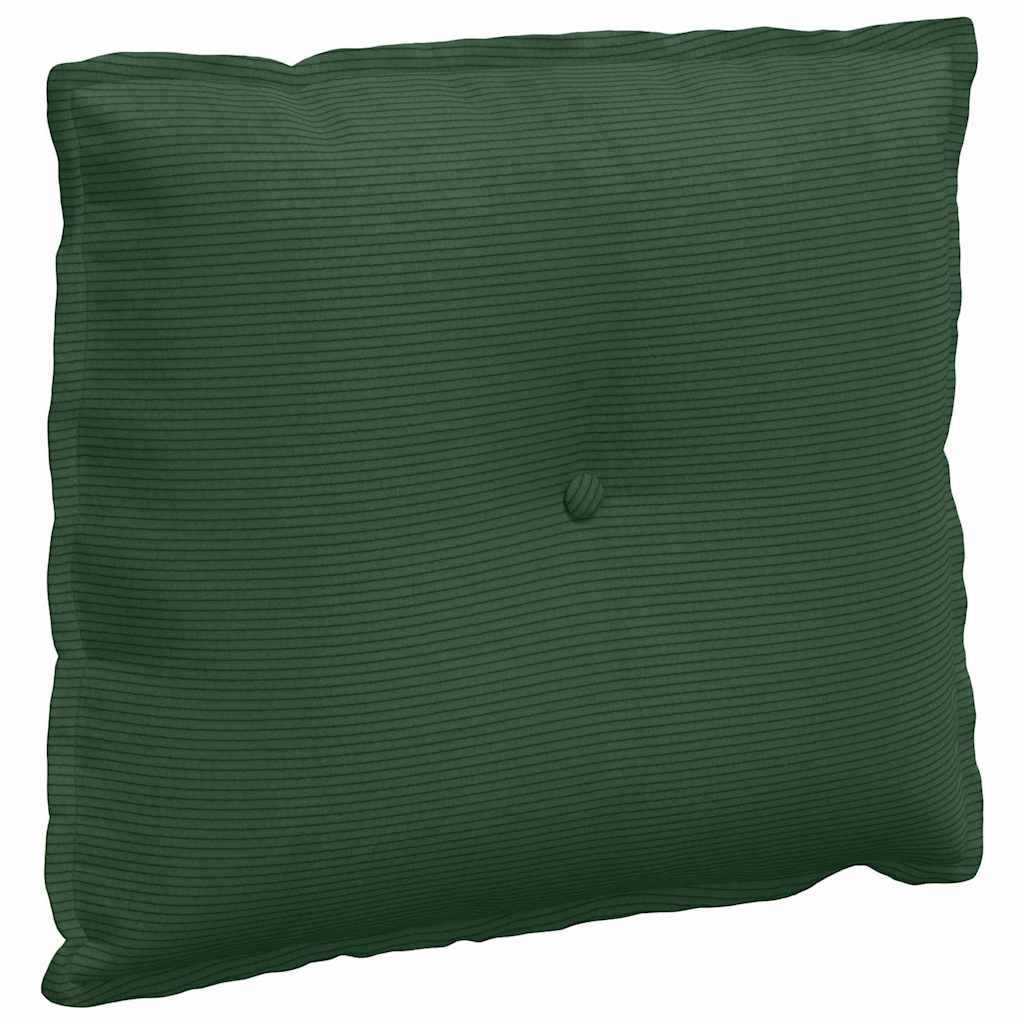 Vidaxx Rückenkissen Dschungelgrün 60 x 50 cm Cordstoff
