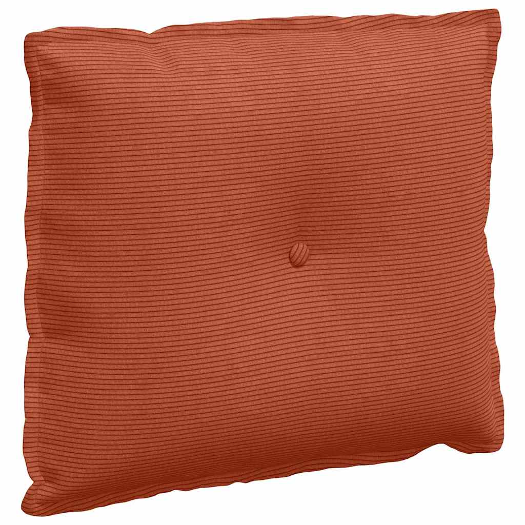 Vidaxx Rückenkissen rot-orange 60 x 50 cm Cordstoff