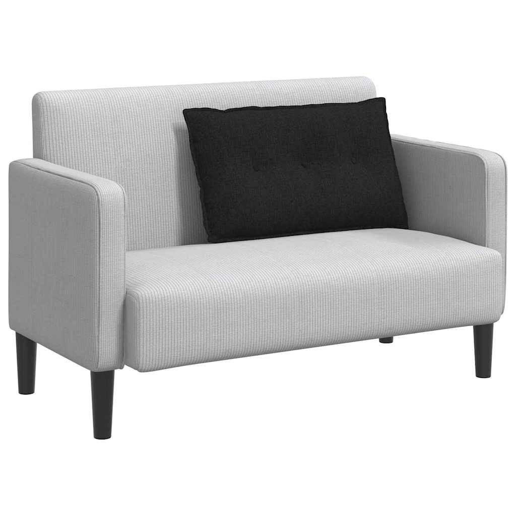 Vidaxx Rückenkissen schwarz 80 x 19 x 50 cm Stoff