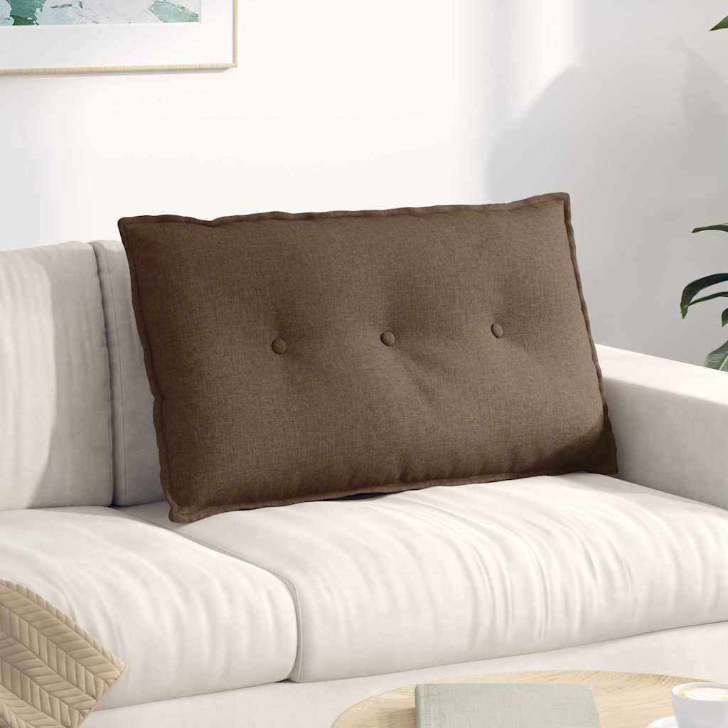 Vidaxx Rückenkissen braun 80 x 19 x 50 cm Stoff