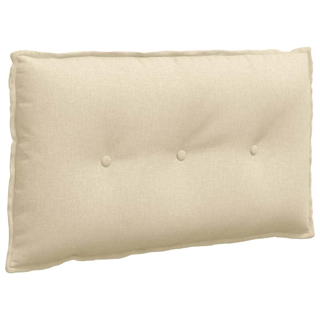 Vidaxx Rückenkissen Creme 80 x 19 x 50 cm Stoff