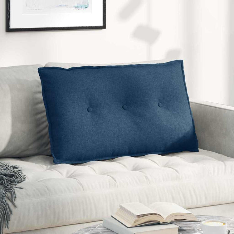 Vidaxx Rückenkissen blau 80 x 19 x 50 cm Stoff