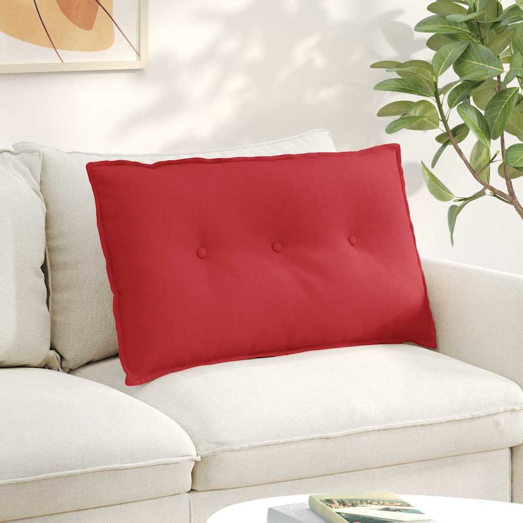 Vidaxx Rückenkissen rot 80 x 19 x 50 cm Stoff