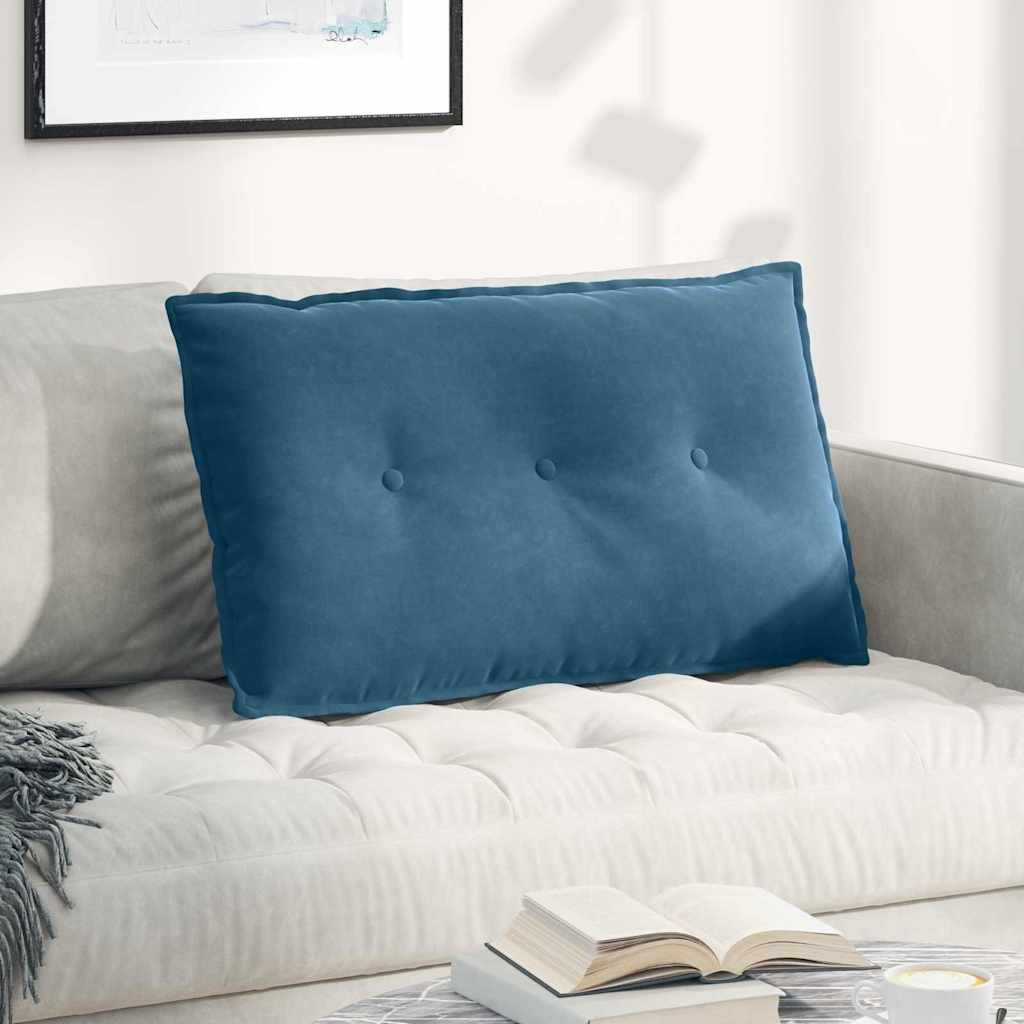 Vidaxx Rückenkissen blau 80 x 50 cm Cordstoff