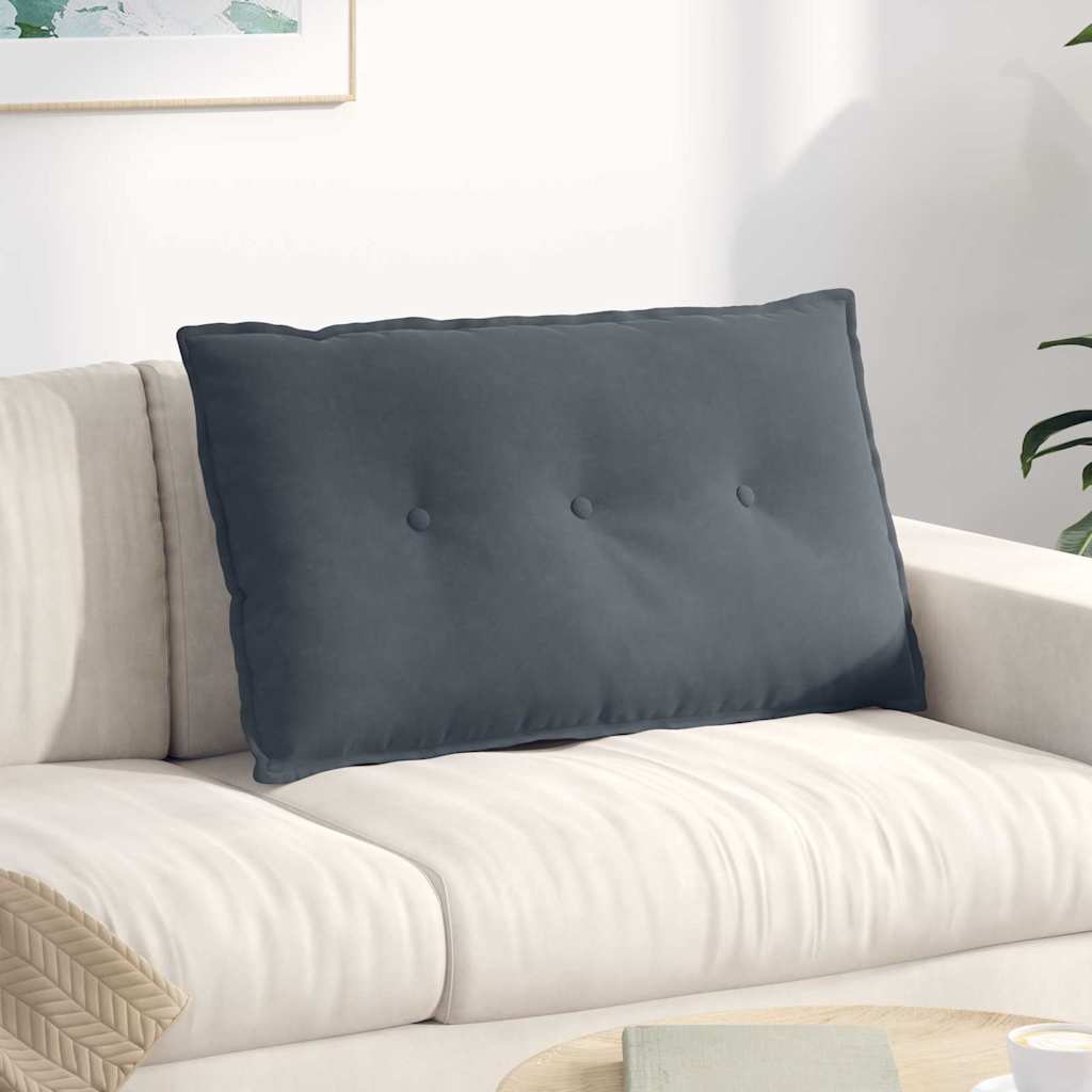 Vidaxx Rückenkissen dunkelgrau 80 x 50 cm Cordstoff