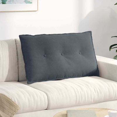 Vidaxx Rückenkissen dunkelgrau 80 x 50 cm Cordstoff