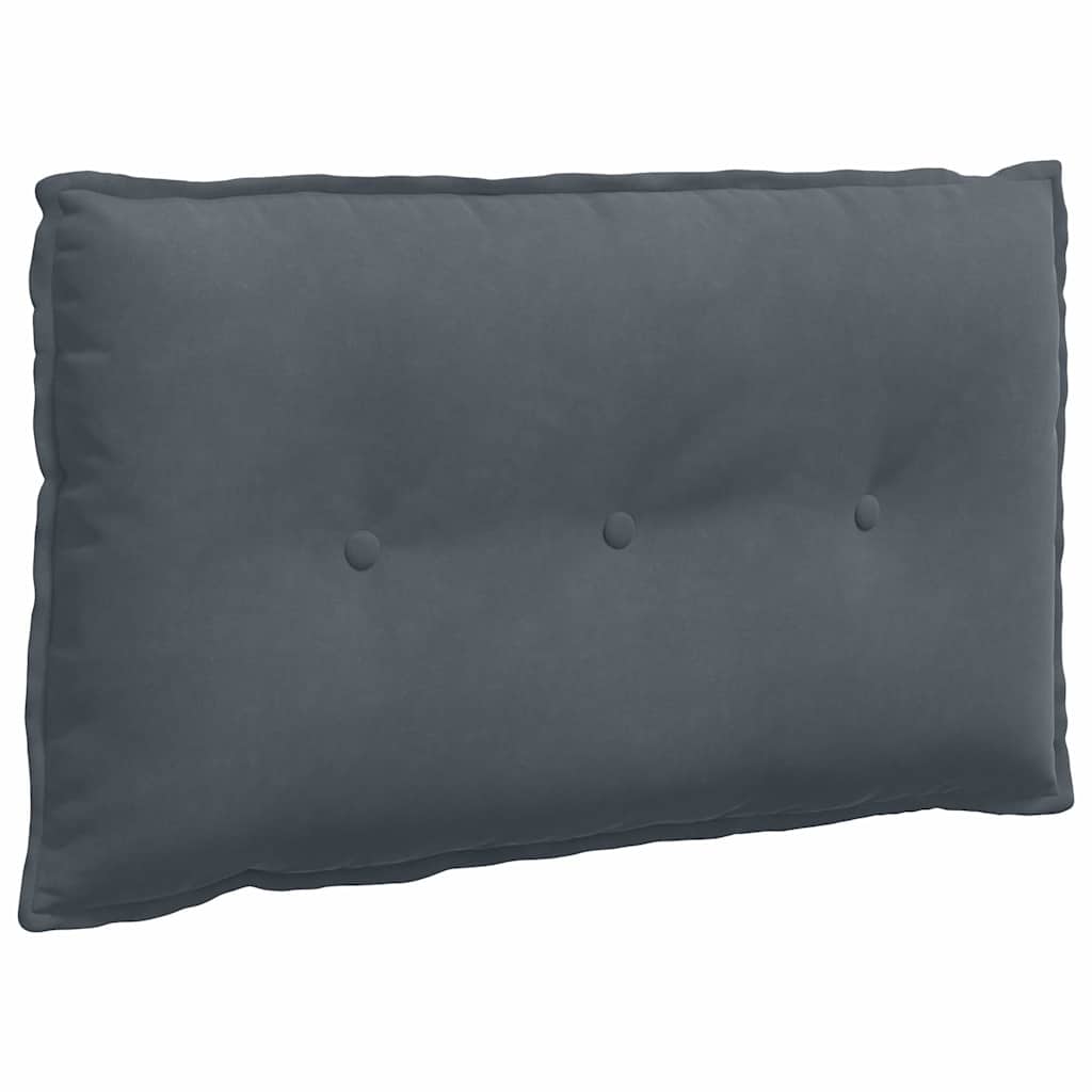 Vidaxx Rückenkissen dunkelgrau 80 x 50 cm Cordstoff