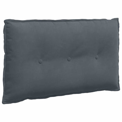 Vidaxx Rückenkissen dunkelgrau 80 x 50 cm Cordstoff