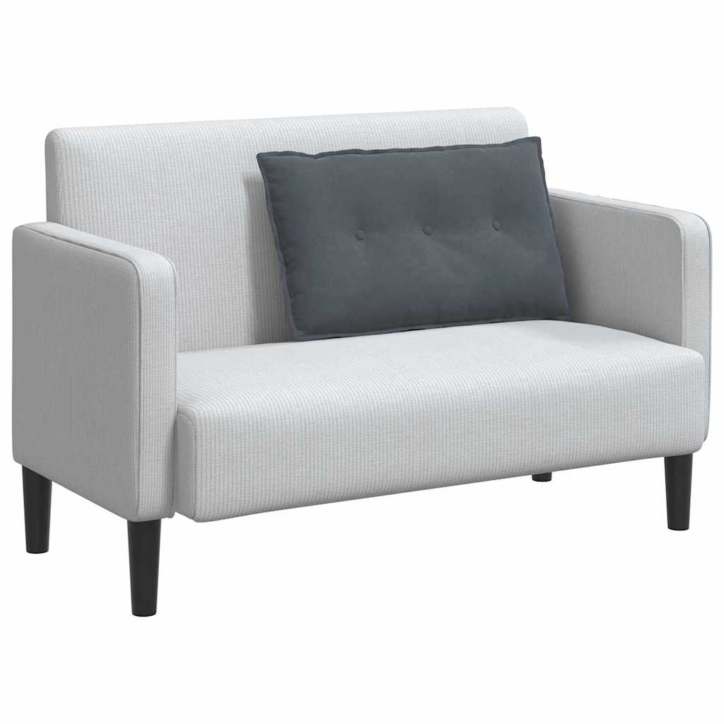 Vidaxx Rückenkissen dunkelgrau 80 x 50 cm Cordstoff