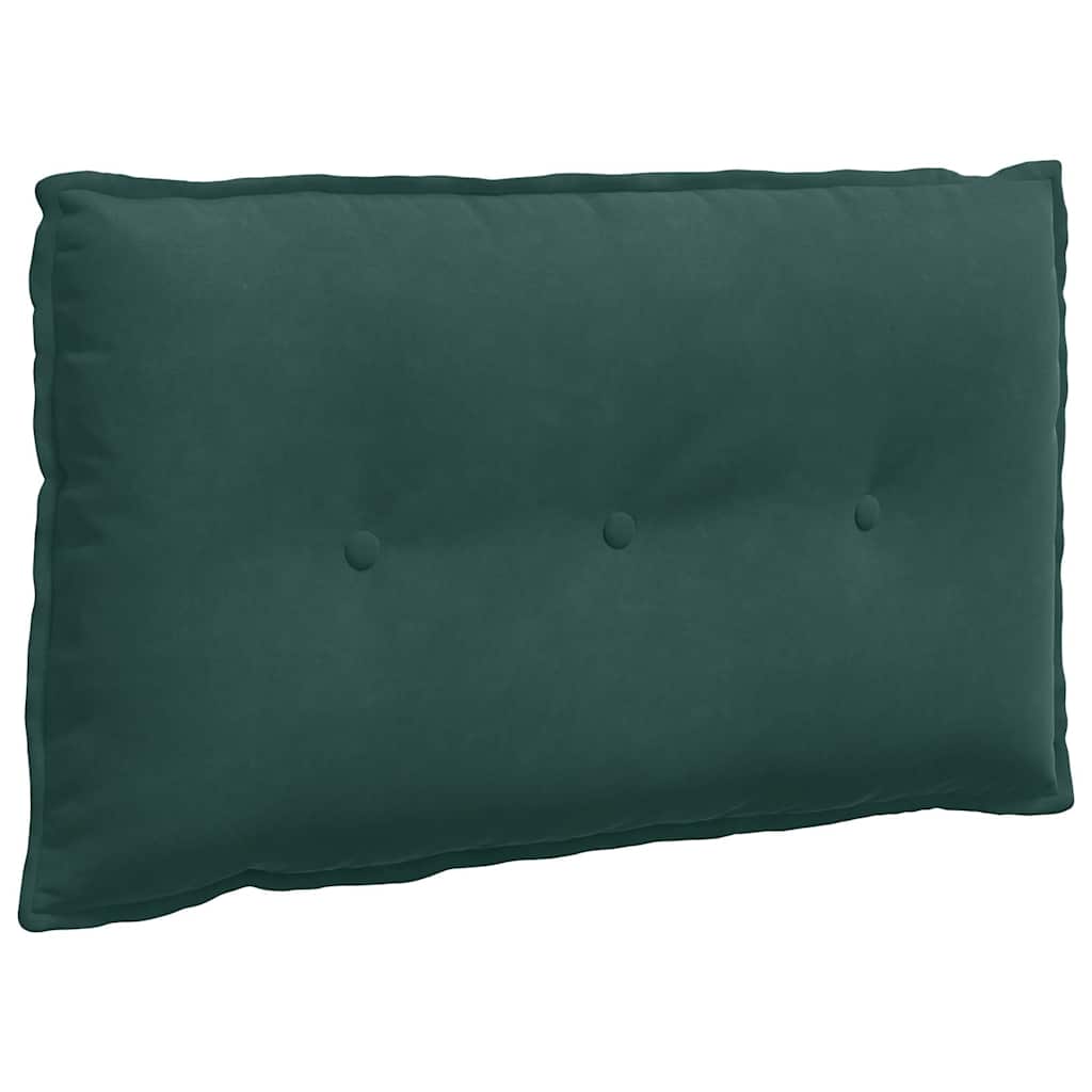 Vidaxx Rückenkissen dunkelgrün 80 x 50 cm Cordstoff