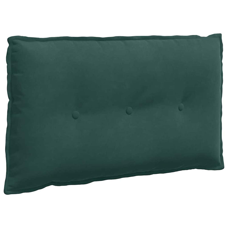 Vidaxx Rückenkissen dunkelgrün 80 x 50 cm Cordstoff